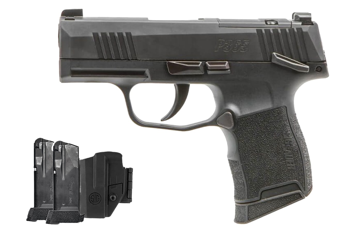 Sig Sauer P365 9mm Optic Ready TacPac Pistol w/ Manual Safety, Holster and Three 12-Round